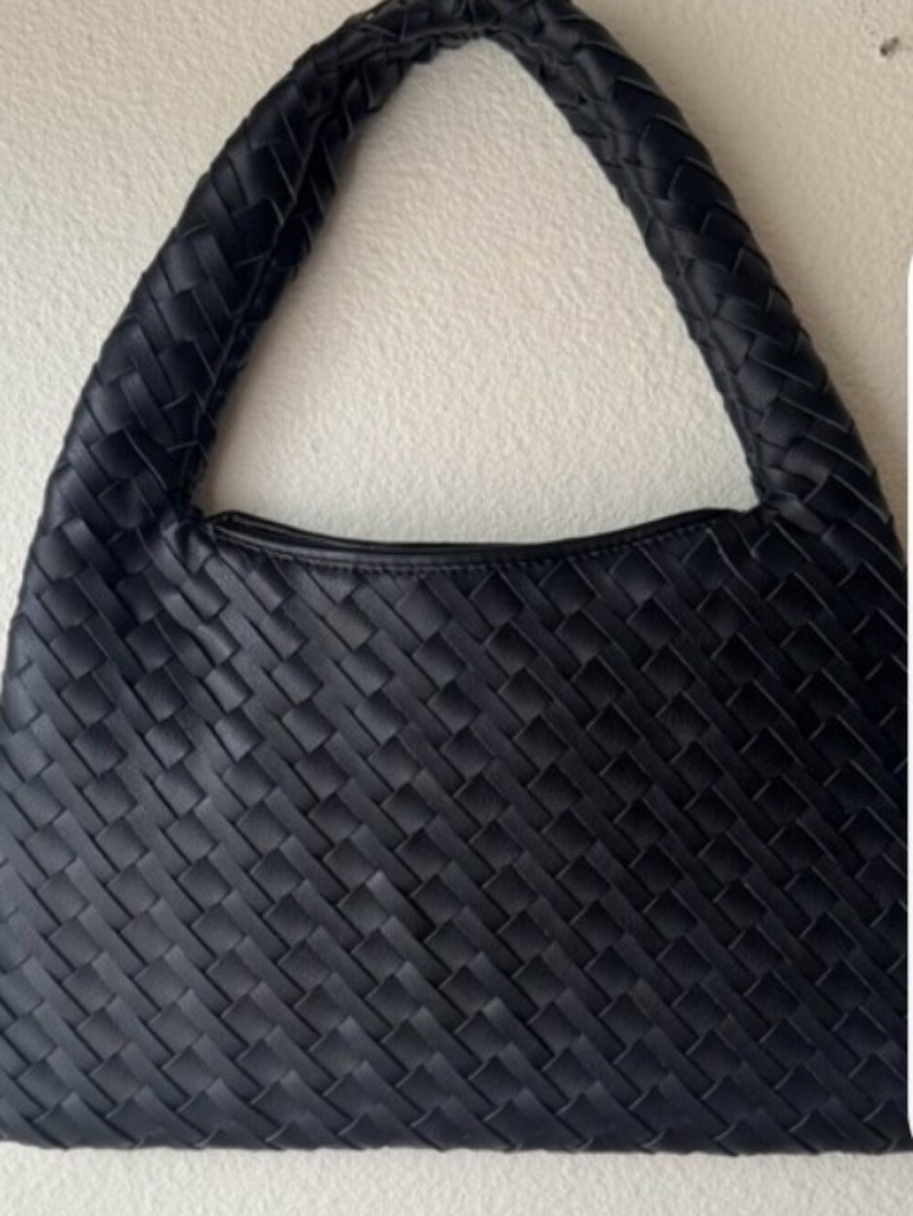 Walter Baker Margeaux Black Woven Shoulder Bag New
